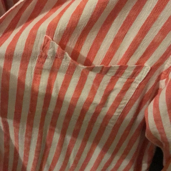 Aerie striped beach button down shirt - Picture 6 of 8